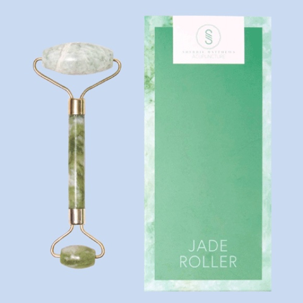 🆕 Sherrie Matthews Acupuncture Jade Stone Roller